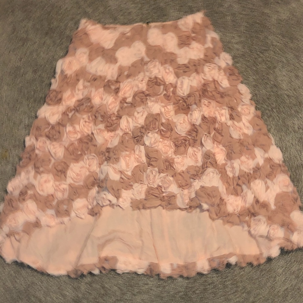 Knee Length Floral Skirt